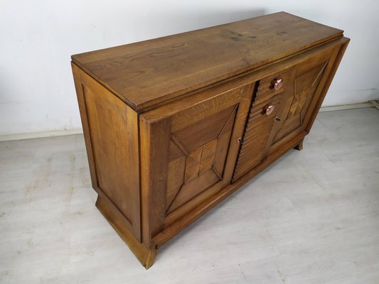 Brutalist Sideboard by Charles Dudouyt, 1940s-EAD-1383334