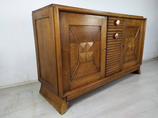 Brutalist Sideboard by Charles Dudouyt, 1940s-EAD-1383334