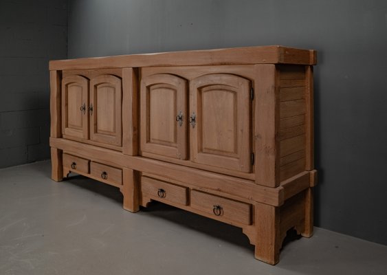 Brutalist Sideboard in Oak Wood, 1963-VLO-2031337