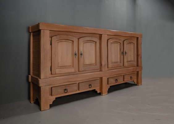 Brutalist Sideboard in Oak Wood, 1963-VLO-2031337