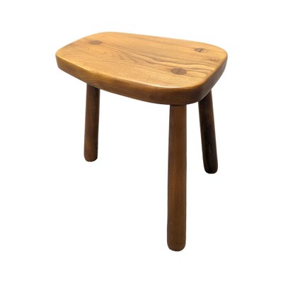 Brutalist Stool in the style of Charlotte Perriand-HLV-1819759