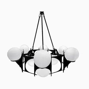 Brutalist Style Chandelier, 1950s-AHH-1793734