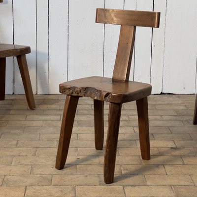 Brutalist T Chairs, Set of 6-EAJ-1342291