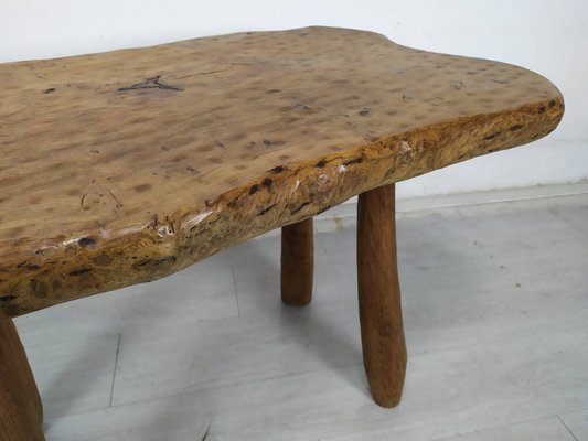 Brutalist Table in Ash, 1970s-EAD-1768671