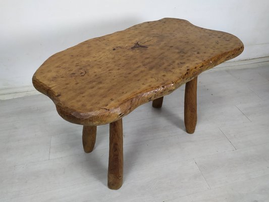 Brutalist Table in Ash, 1970s-EAD-1768671