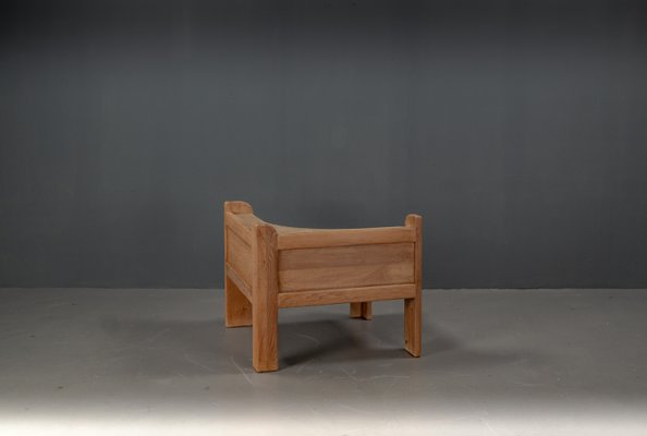 Brutalist Table in Oak Wood, 1963-VLO-2031348