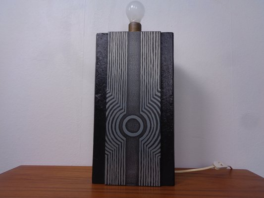 Brutalist Table Lamp from Temde, Switzerland, 1960s-RDW-1797033