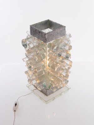 Brutalist Table Lamp in the Style of Poliarte, 1960s-DEK-932384