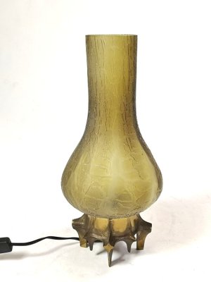 Brutalist Table Lamp with Bronze Base, 1960s-UWE-1780009