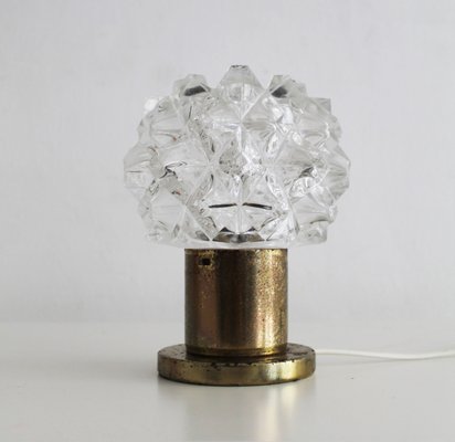 Brutalist Table Lamps Nicknamed the Crystals by Kamenicky Senov Manufacturer for Kamenický Šenov, 1970s, Set of 2-BAR-2032306