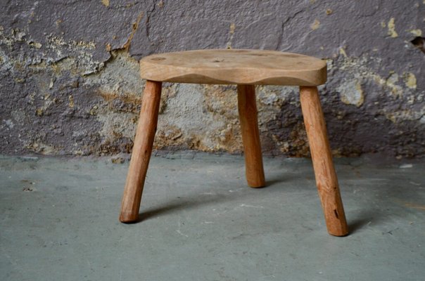 Brutalist Tripod Farm Stool-AIU-1751951