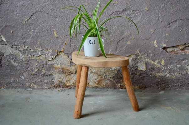 Brutalist Tripod Farm Stool-AIU-1751951