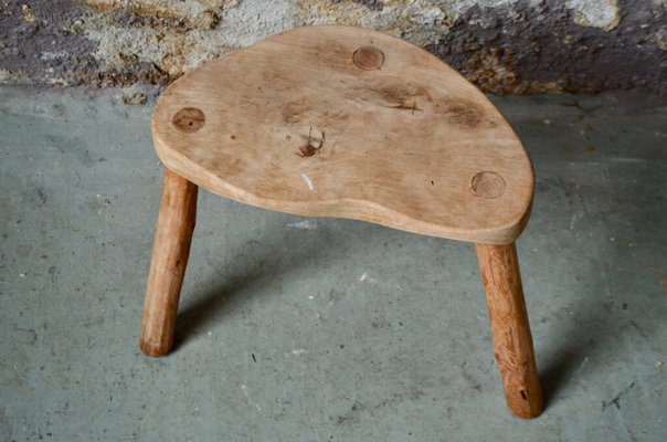 Brutalist Tripod Farm Stool-AIU-1751951