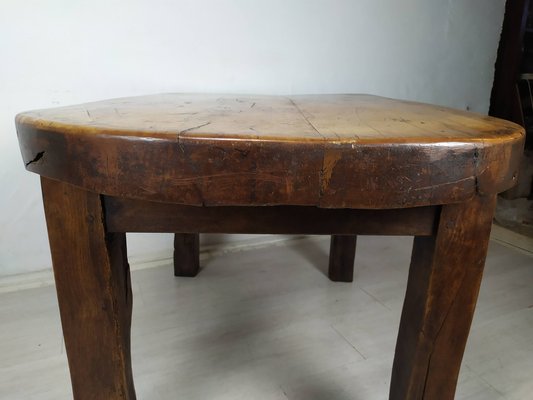 Brutalist Walnut Dining Table-EAD-1716643