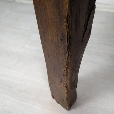 Brutalist Walnut Dining Table-EAD-1716643