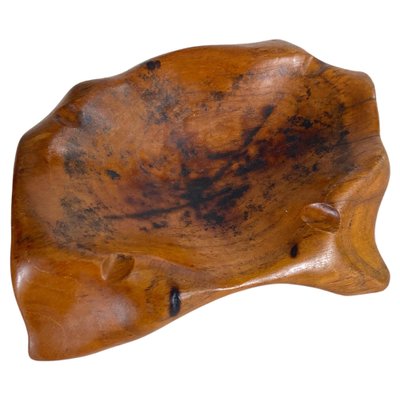 Brutalist Wood Ashtray or Centrepiece, 1960-UR-1759667