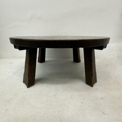 Brutalist Wooden Coffee Table, 1970s-BGP-1797672