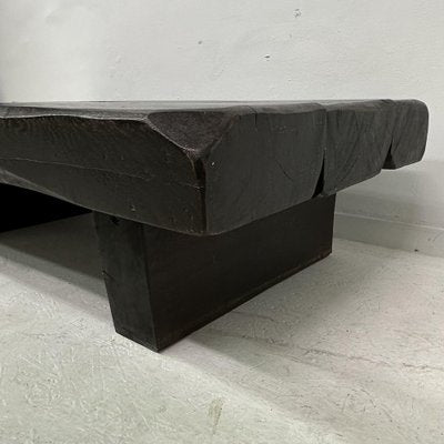 Brutalist Wooden Coffee Table, 1970s-BGP-1797671