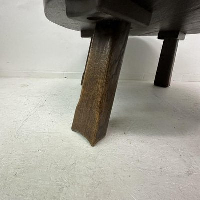 Brutalist Wooden Coffee Table, 1970s-BGP-1797672