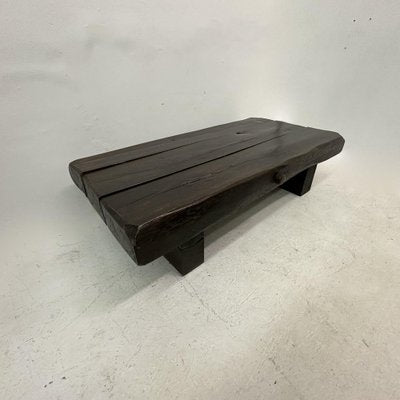 Brutalist Wooden Coffee Table, 1970s-BGP-1797671