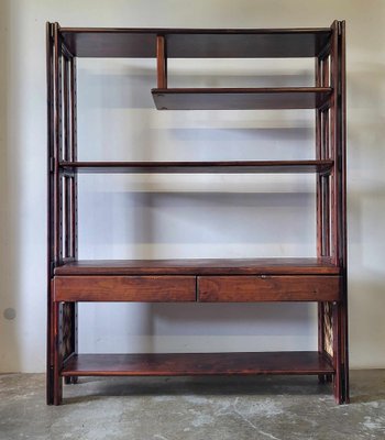 Brutalist Wooden Dining Shelf, 1970s-ITU-1795832