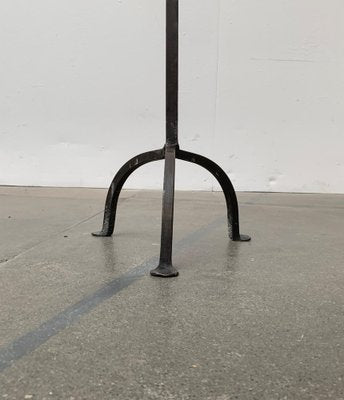 Brutalist Wrought Iron Candleholder-UAH-979477