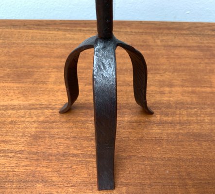 Brutalist Wrought Iron Candleholders, 1960s, Set of 2-UAH-1294645