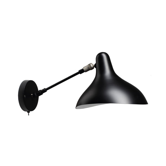 Mantis BS5 Wall Lamp by Schottlander #Black / With switch