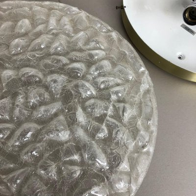 Bubble Glass and Metal Wall Light from Doria Lights, 1970s, Germany-QZ-1053140