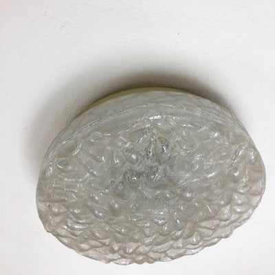 Bubble Glass and Metal Wall Light from Doria Lights, 1970s, Germany-QZ-1053140