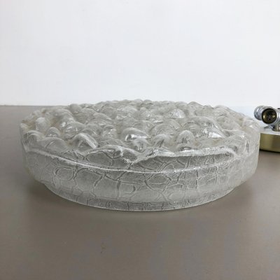 Bubble Glass and Metal Wall Light from Doria Lights, 1970s, Germany-QZ-1053140