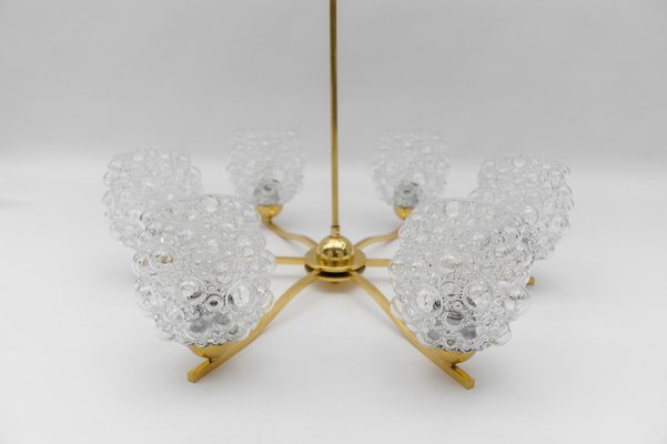 Bubble Glass Chandelier by Helena Tynell, Germany, 1960s-KQB-1817977