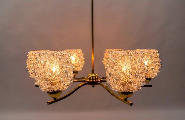 Bubble Glass Chandelier by Helena Tynell, Germany, 1960s-KQB-1817977