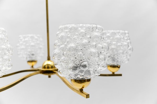 Bubble Glass Chandelier by Helena Tynell, Germany, 1960s-KQB-1817977