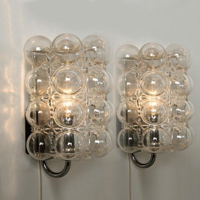 Bubble Glass Fixtures by Helena Tynell for Glashütte, Set of 5-VDW-961520