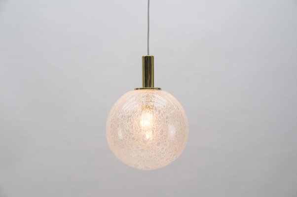 Bubble Glass Globe Ceiling Lamp from Doria Leuchten, Germany, 1960s-KQB-1169755