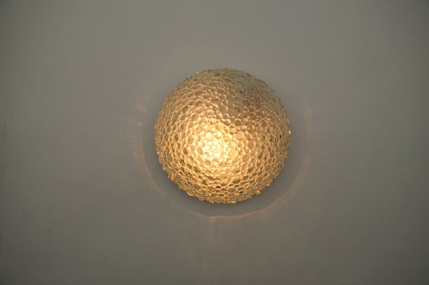 Bubble Glass Wall Lamps, Germany, 1960s, Set of 2-KQB-1812881