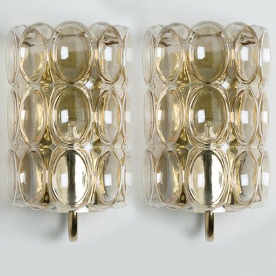 Bubble Glass Wall Lights by Tynell for Glashütte Limburg, 1960, Set of 2-VDW-2044194