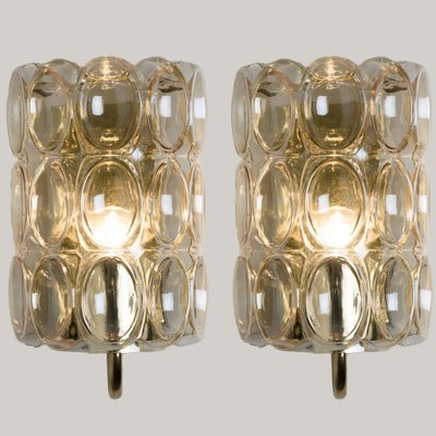 Bubble Glass Wall Lights by Tynell for Glashütte Limburg, 1960, Set of 2-VDW-2044194