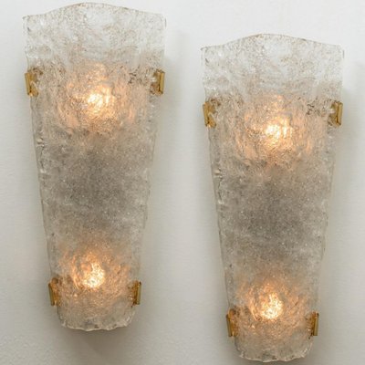 Bubble Murano Glass Sconces or Wall Sconces, 1960s, Set of 2-VDW-1422393