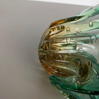 Bubble Murano Glass Shell Bowl Vase by Seguso Bullicante, Italy, 1970s-QZ-1053118