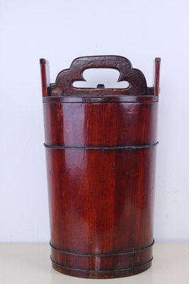 Bucket with Wooden Lid, 1940s-XSG-1016490