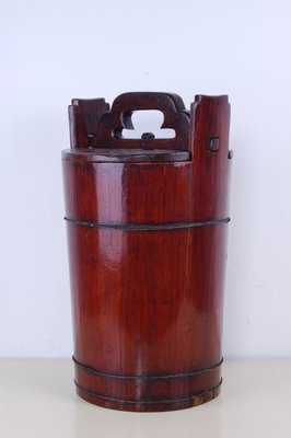 Bucket with Wooden Lid, 1940s-XSG-1016490