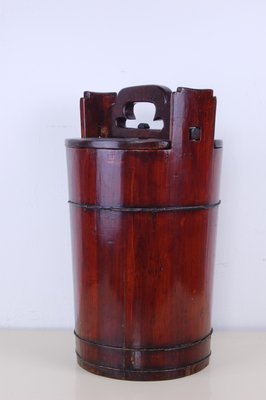 Bucket with Wooden Lid, 1940s-XSG-1016490