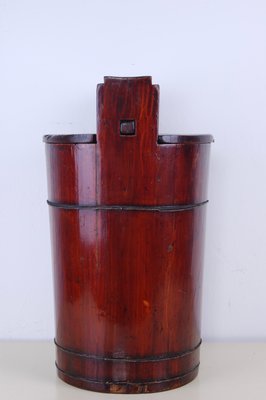 Bucket with Wooden Lid, 1940s-XSG-1016490