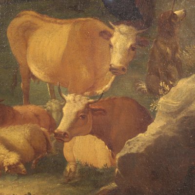 Bucolic Landscape, 1770s, Oil on Canvas-RP-2016173