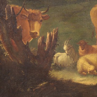 Bucolic Landscape, 1770s, Oil on Canvas-RP-2016173