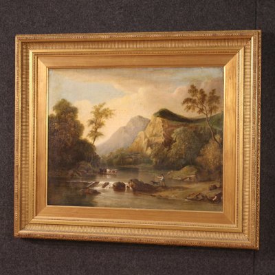 Bucolic Landscape, 1880, Oil on Canvas, Framed-RP-1744421