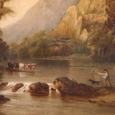 Bucolic Landscape, 1880, Oil on Canvas, Framed-RP-1744421