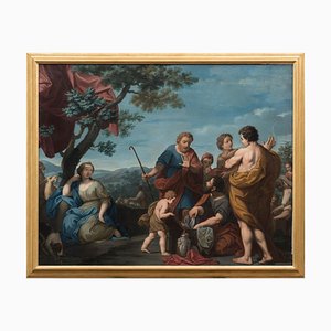 Bucolic Scene - Oil on Canvas Attributed to Michelangelo Ricciolini - 1705 1705-ZCI-756282